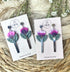 Tulip Flower Polymer Clay Earrings