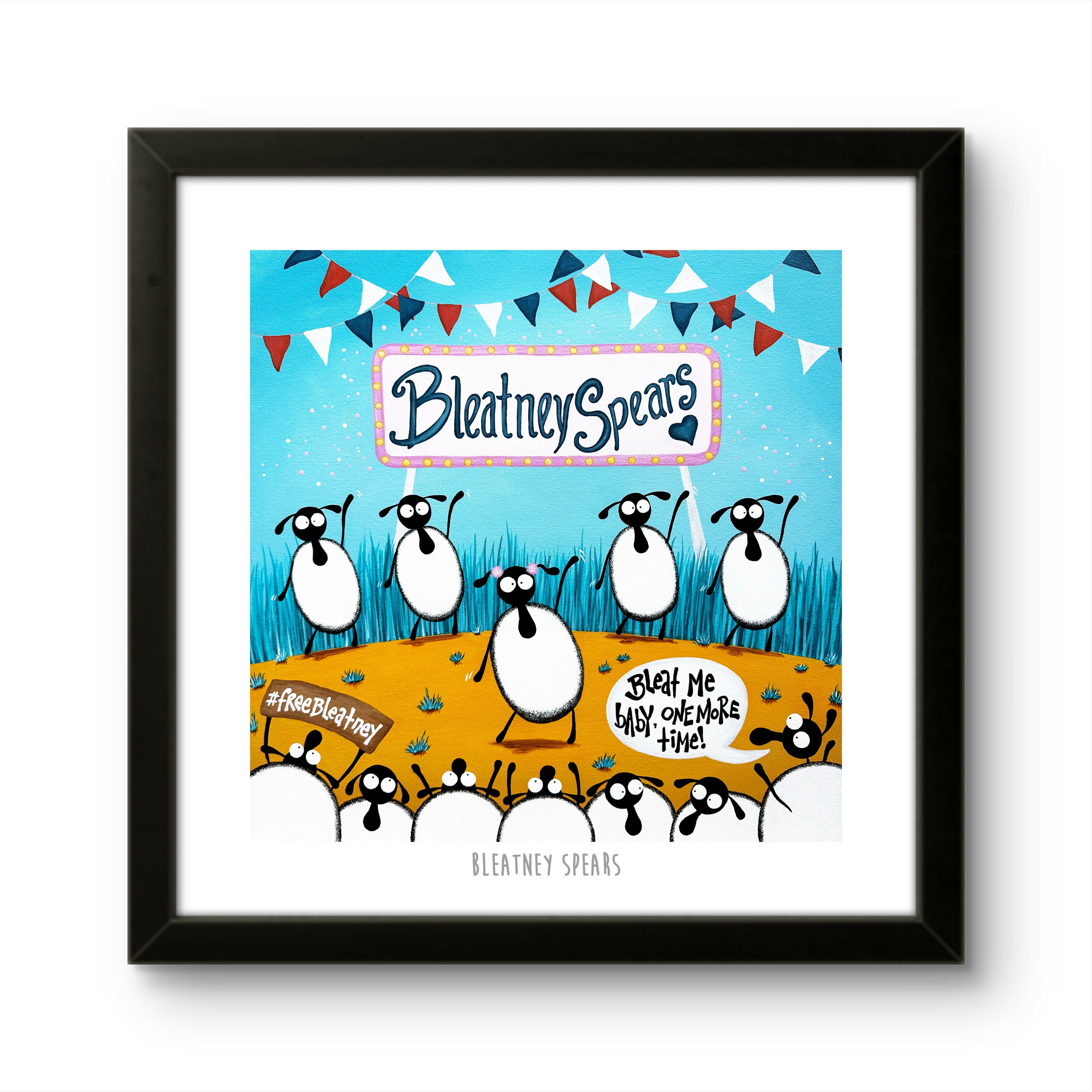 Bleatney Spears - 10” Print