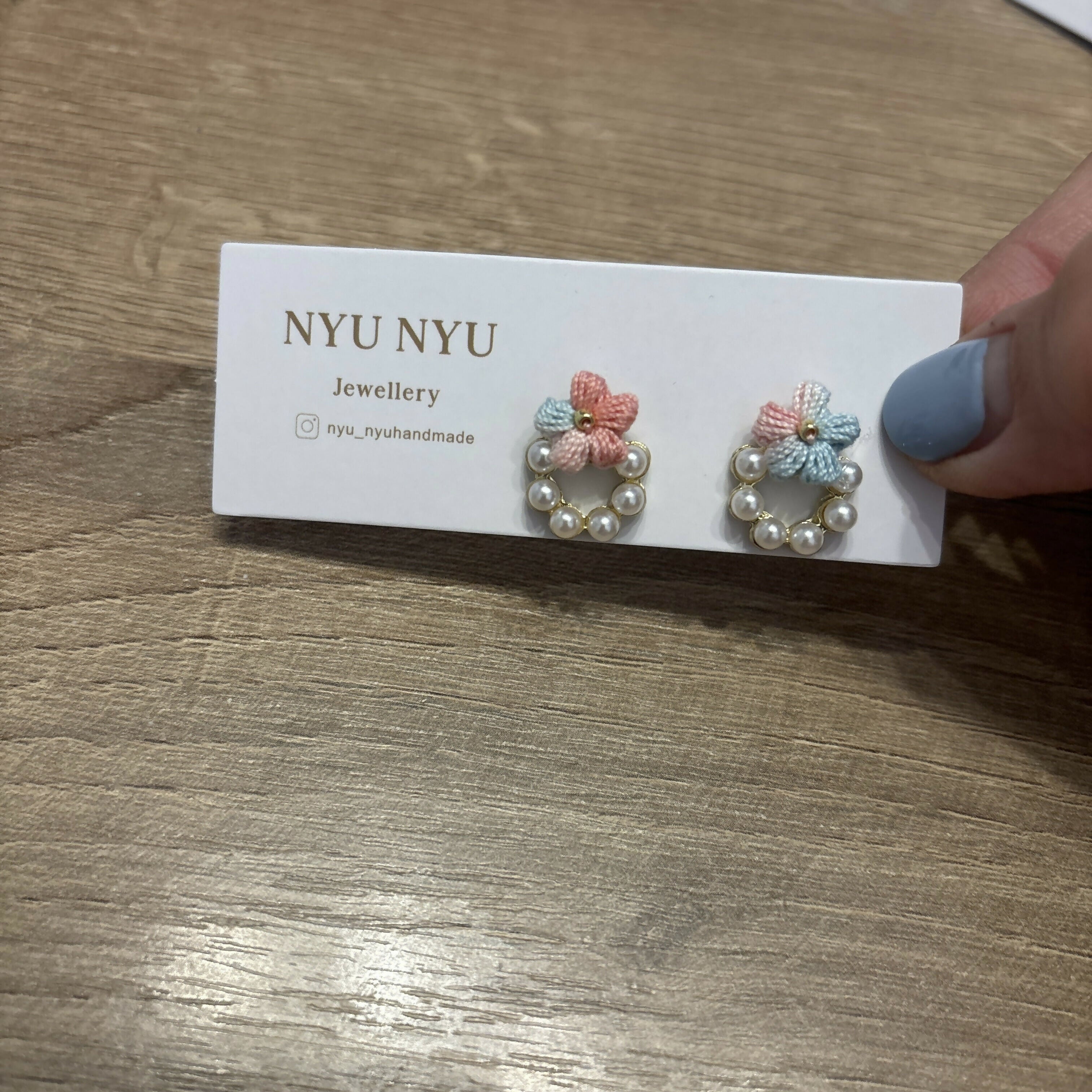 Micro Crochet Flower Earrings