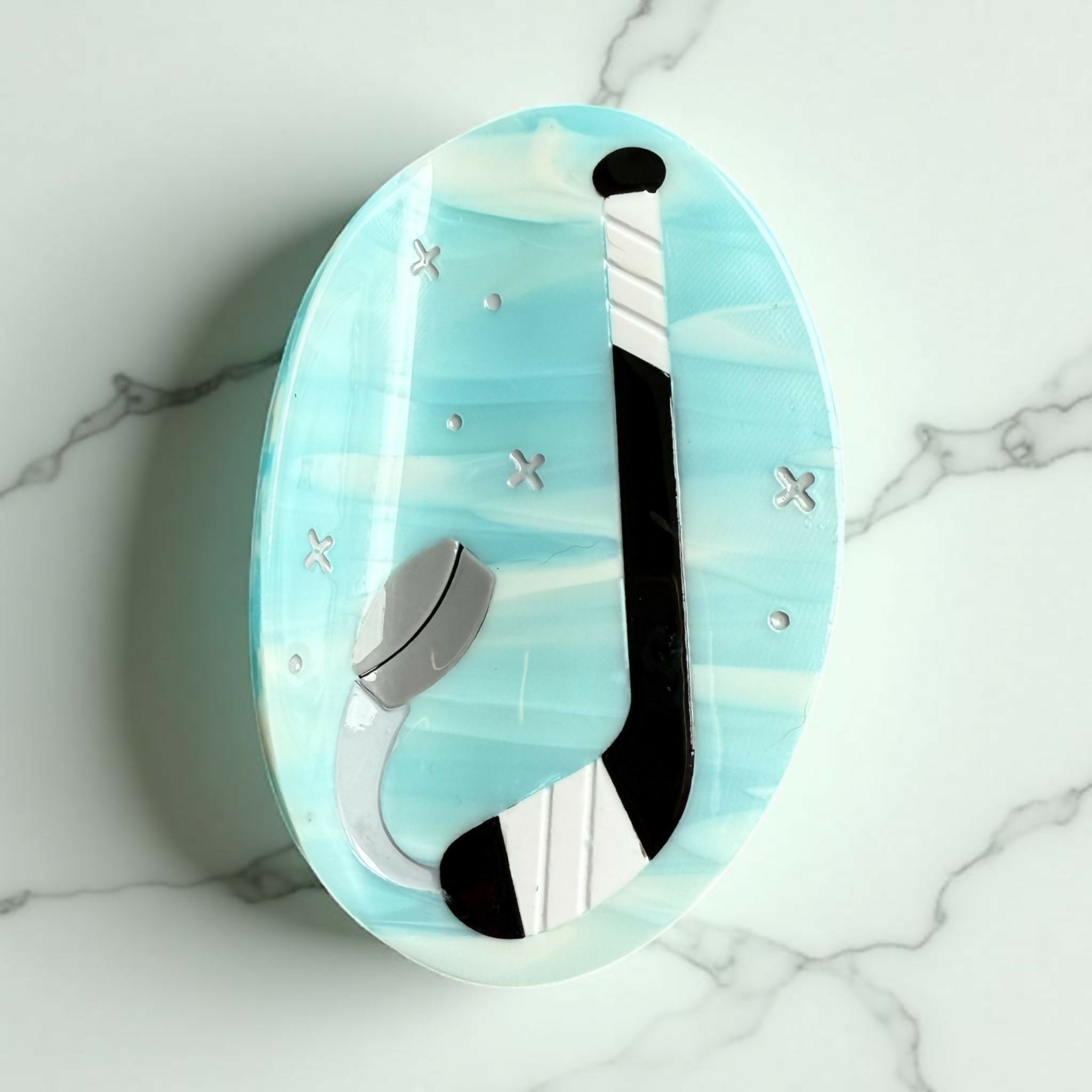 Ice Hockey Hair Clip / Claw
