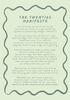 20s Manifesto Card