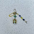 Cat in Yellow Frog Costume Trinket Keychain