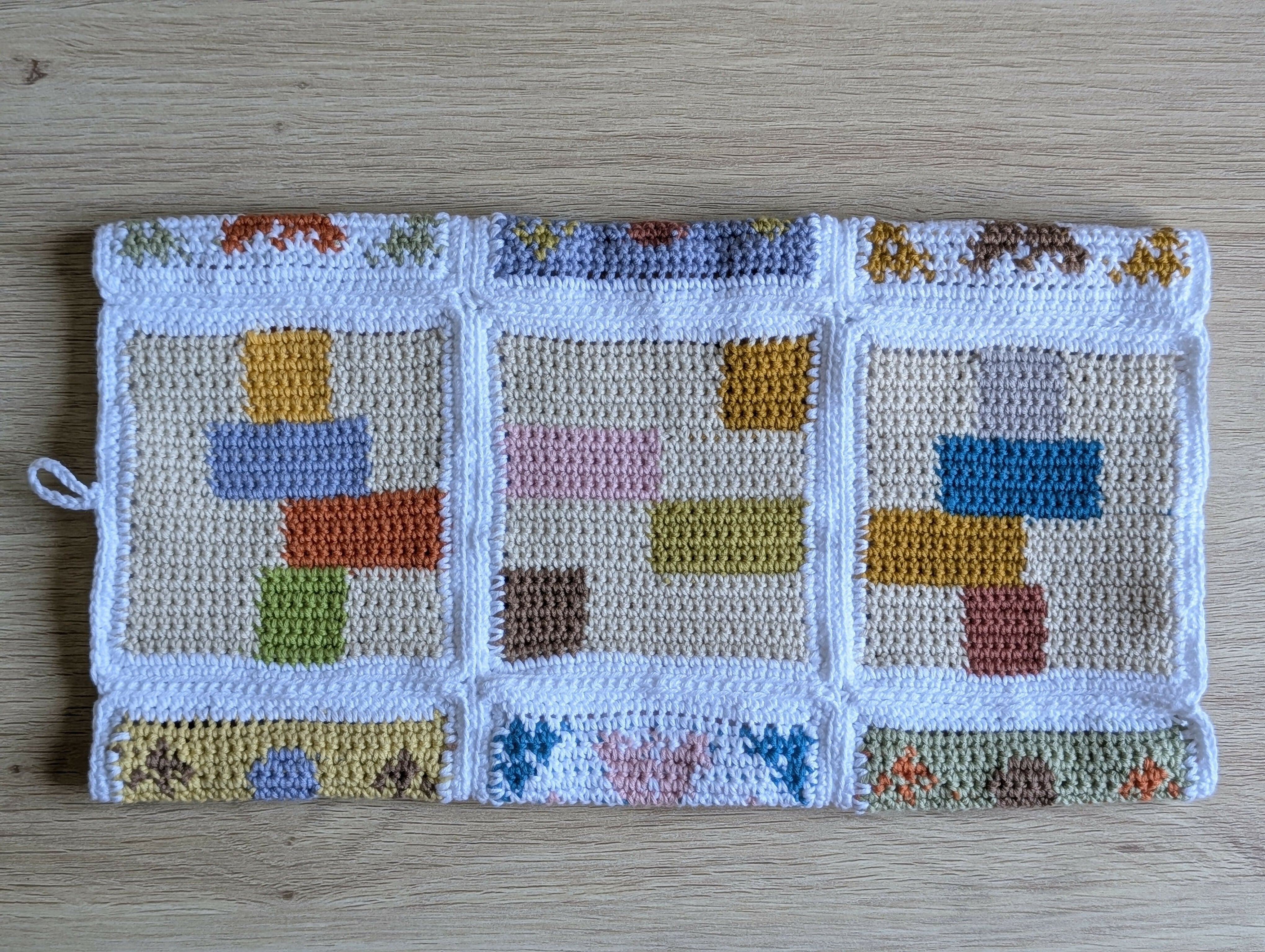 Patchwork Box Tissue Cover MUSHROOM (Small)