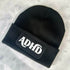 ADHD Cuffed Rectangular Patch Beanie Hat