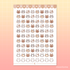 Vinyl Sticker Sheet - Cat Friends