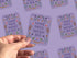 Floral Positivity Stickers - Die Cut Stickers 3 Pack