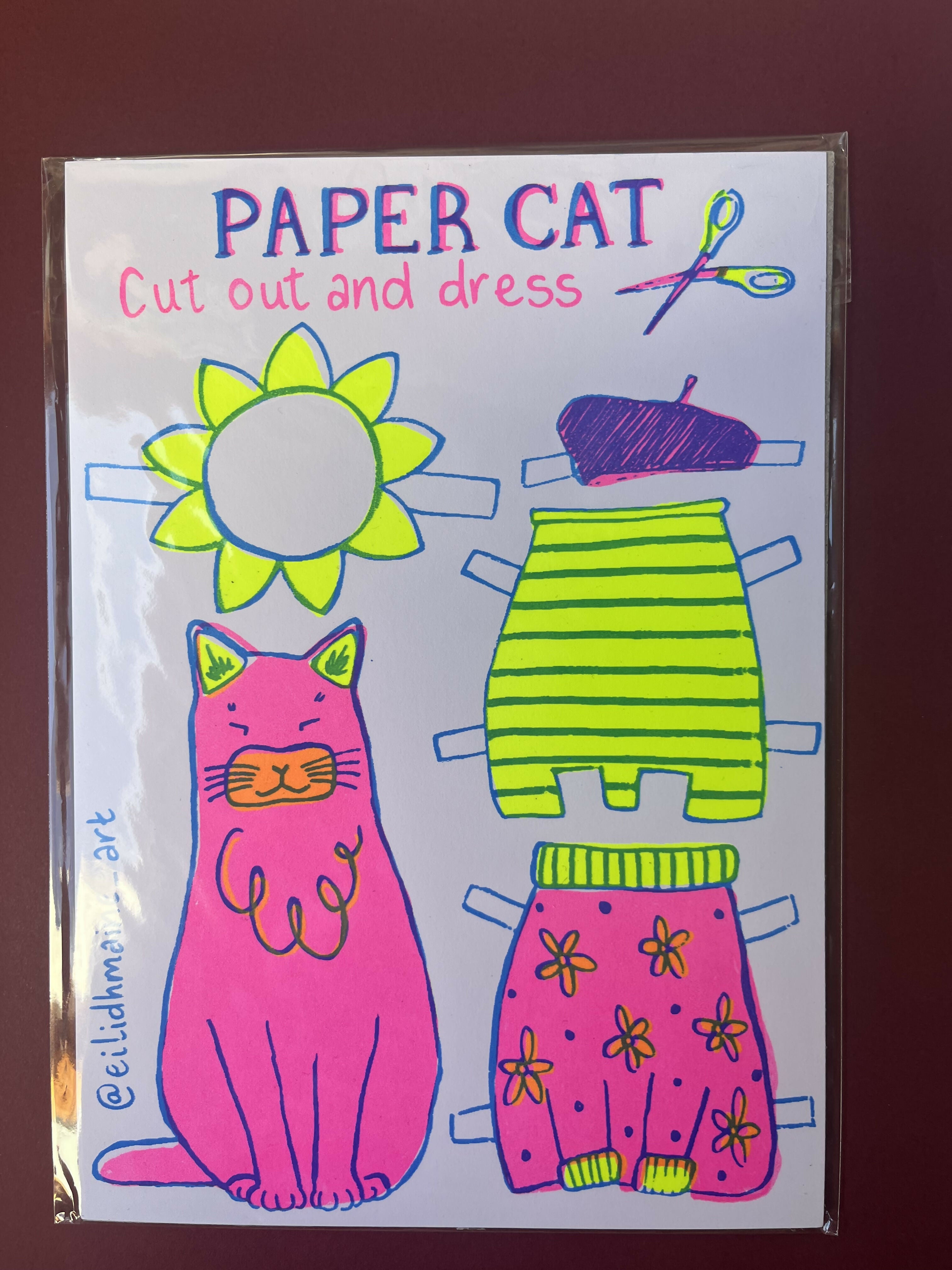 Cut Out & Dress Pet - Sun Cat