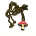 Toadstools Necklace and Stud Earrings Set