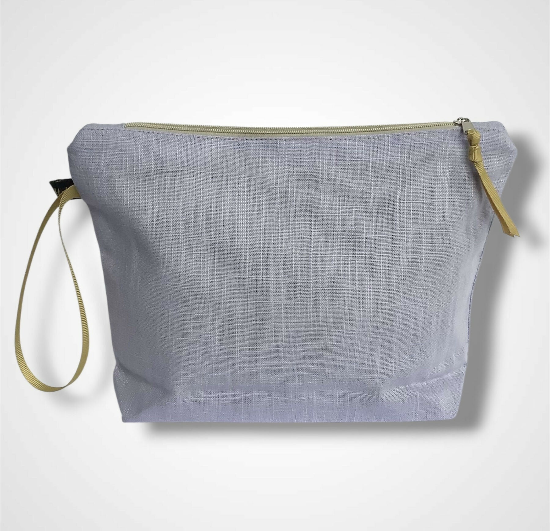 Lilac Magnolias Linen Women’s Makeup Bag