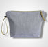 Lilac Magnolias Linen Women’s Makeup Bag