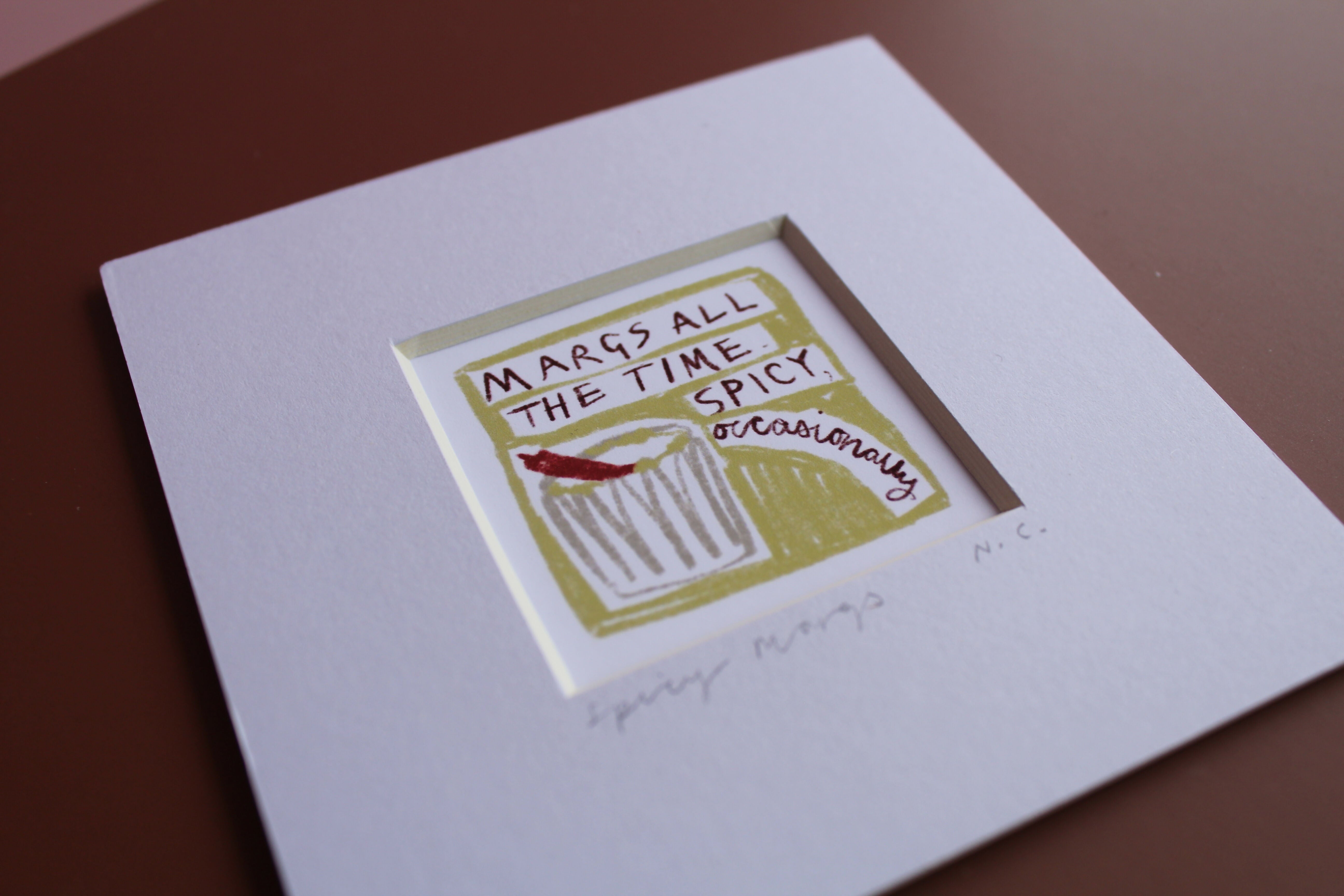 Spicy Margs Mini Print