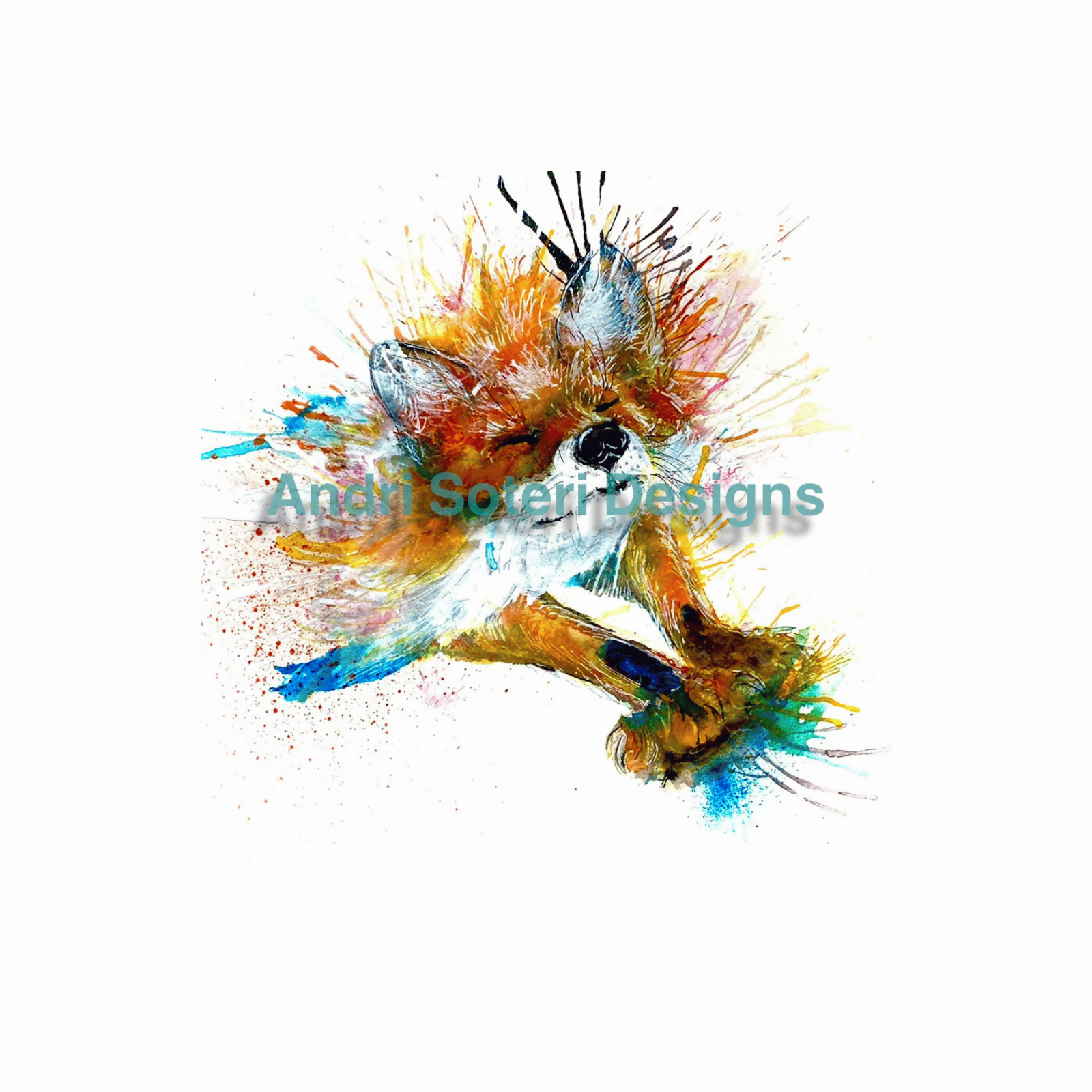 FINE ART PRINT OF MR STRETCHY, PART OF THE 'LITTLE MINI TREASURE' ART COLLECTION