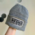 Stroke My Beard Cuffed Rectangular Patch Beanie Hat
