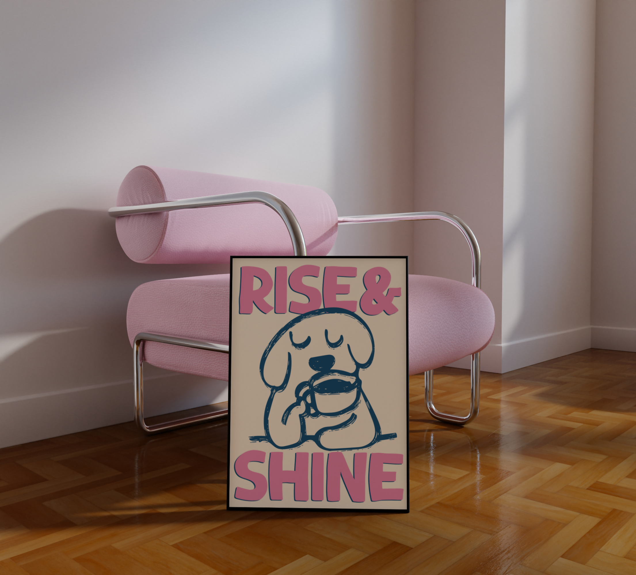 RISE & SHINE WALL ART PRINT