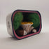 Toadstool and Hedgehog Diorama Desk Pet/Buddy Tin