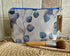 Purple & Blue Flowers Cosmetics Bag