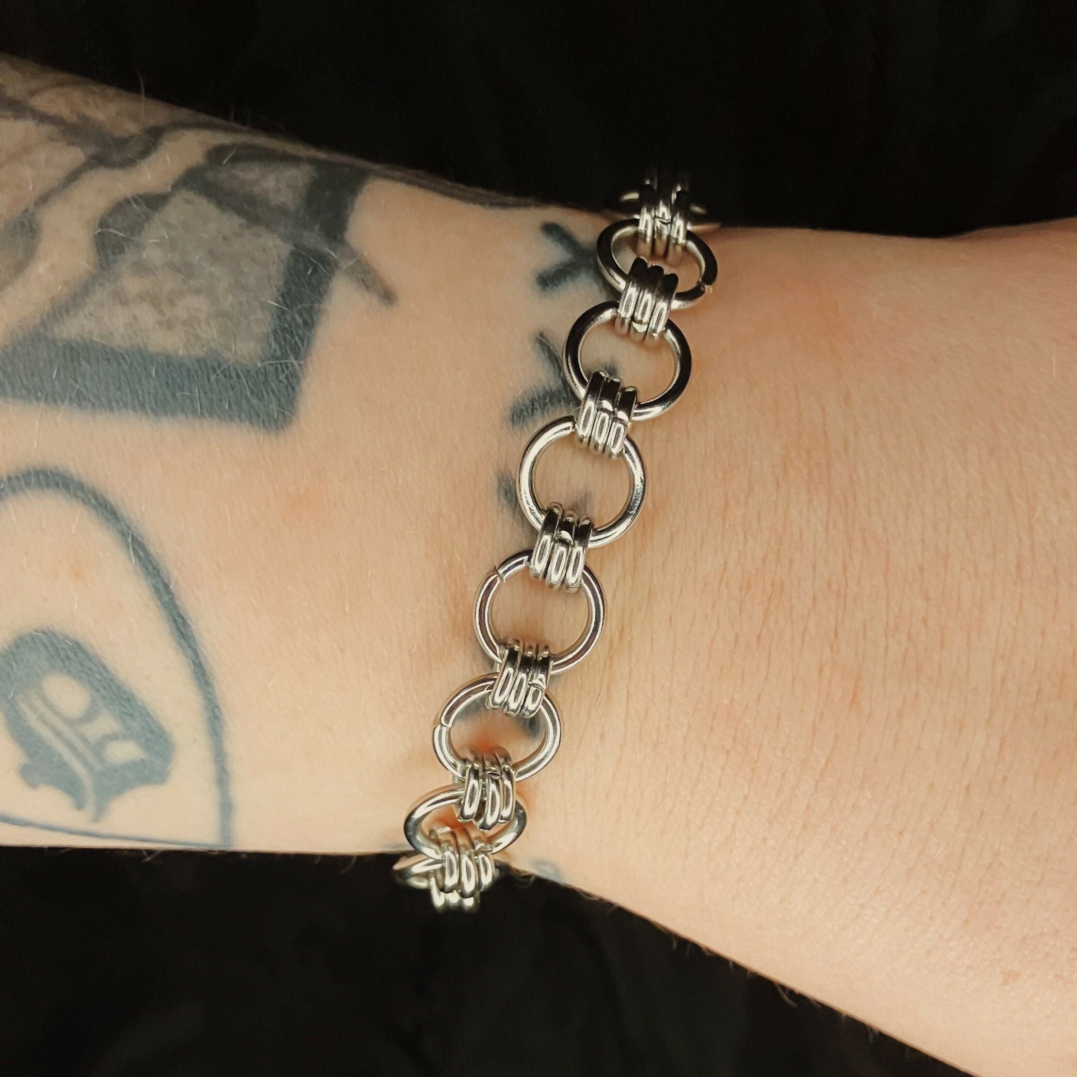 SCARBOROUGH BRACELET - STAINLESS STEEL CHAINMAIL