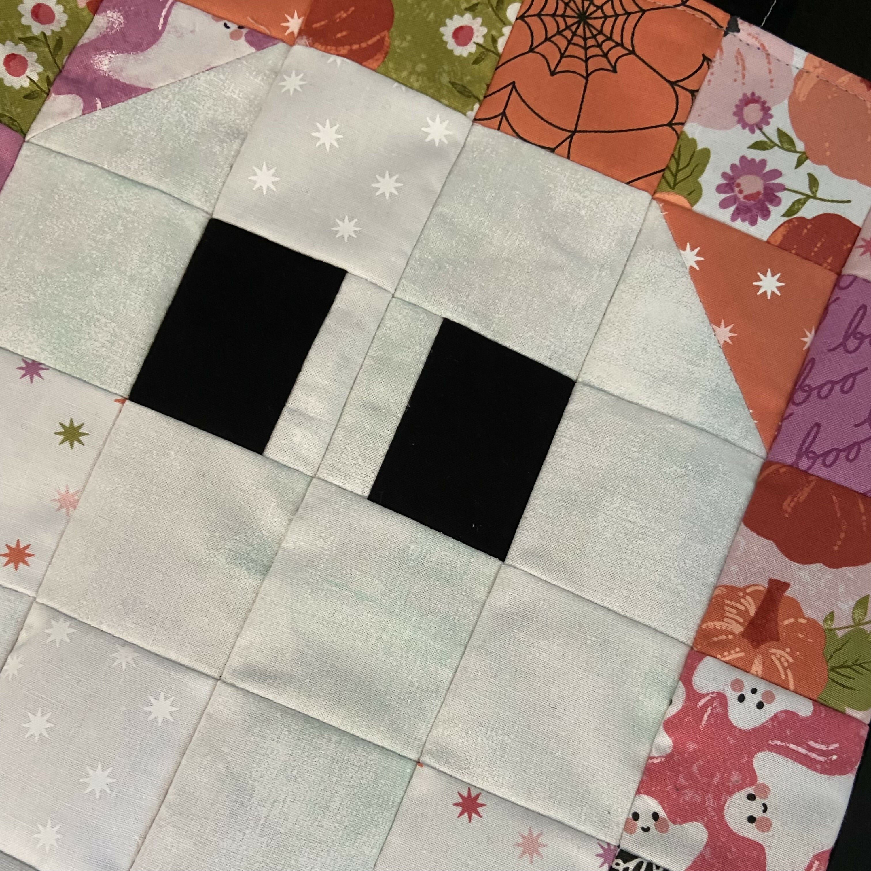 Patchwork Ghost Tote Bag