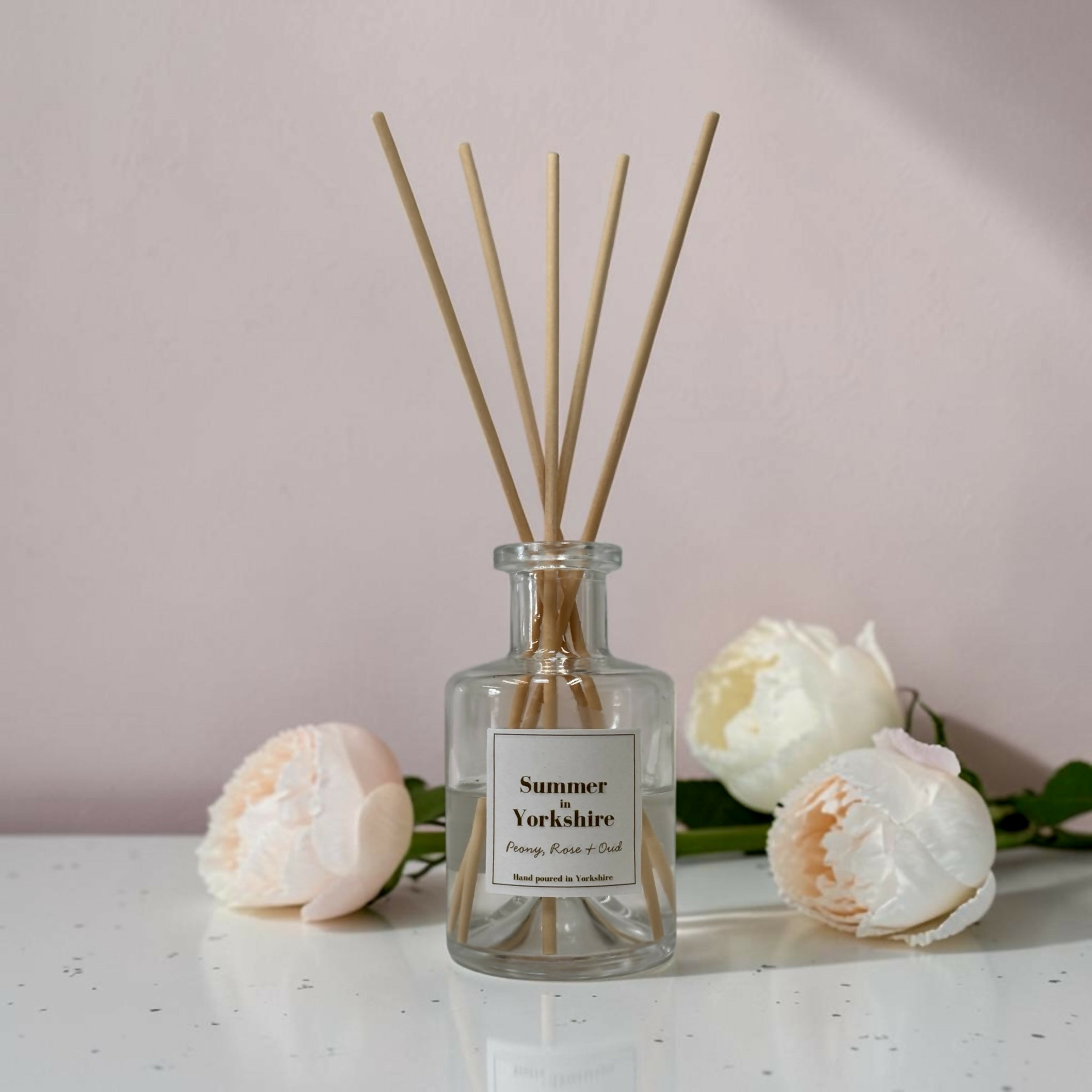 Summer in Yorkshire - Peony, Rose and Oud Reed Diffuser - 100ml