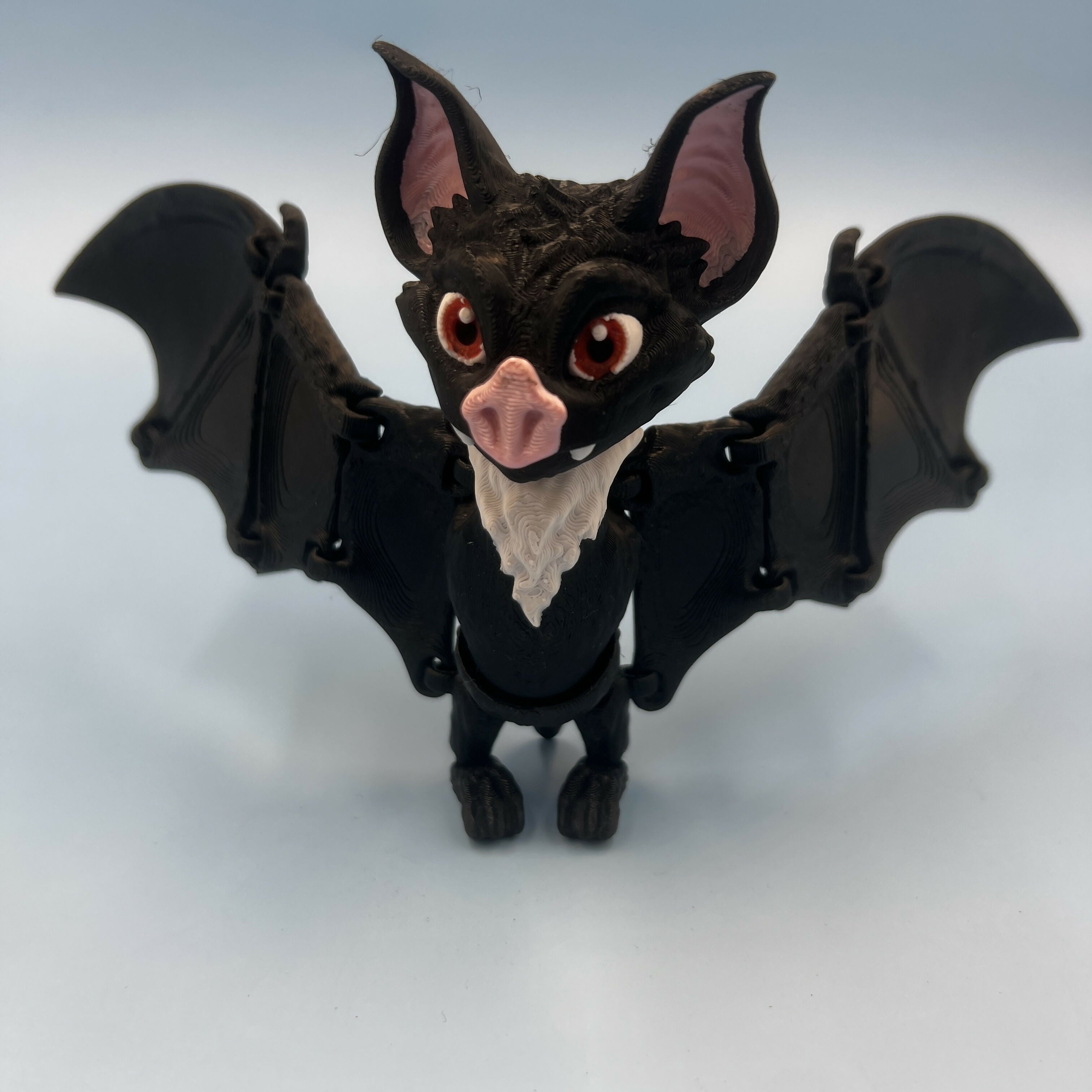 3D Printed LARGE: Articulated Sensory Fidget Animal friends Bat & Vampie Bat 26cm