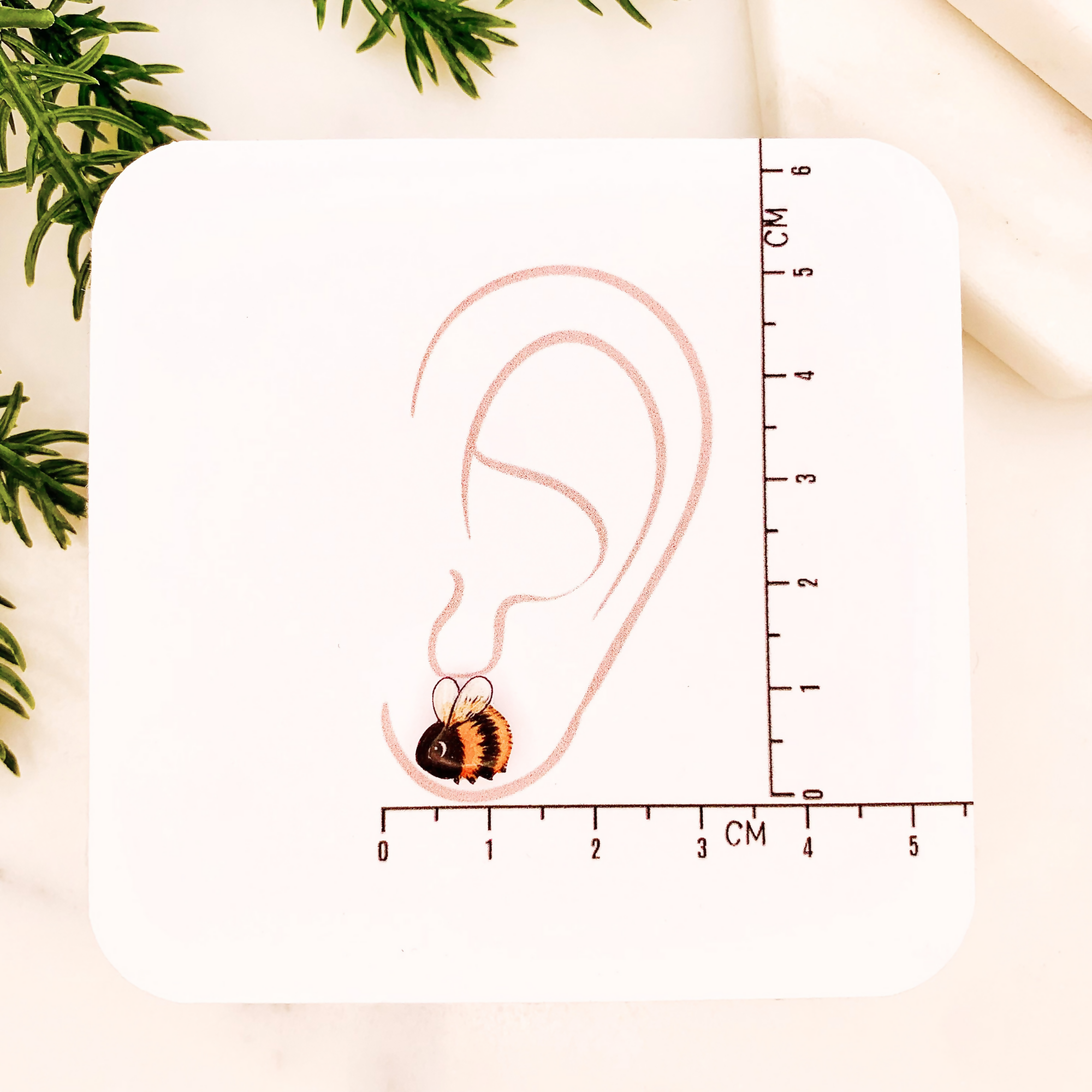 Bumble Bee Std Earrings