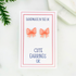 Pink Bow Stud Earrings