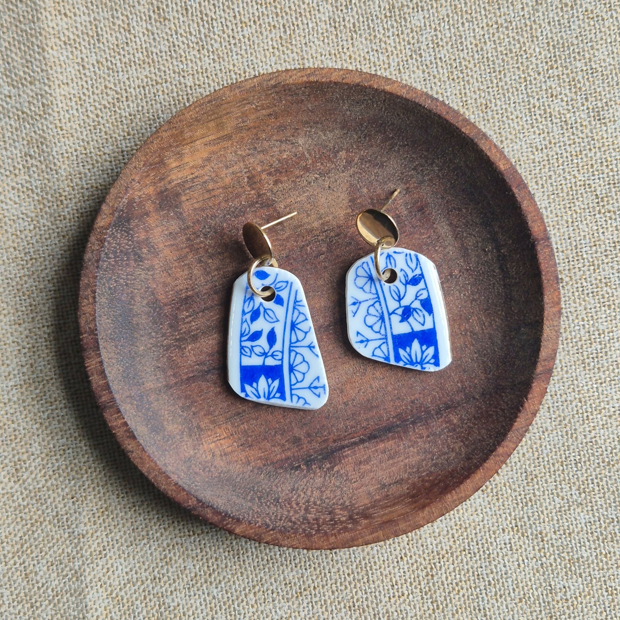 Recycled Ceramic Earring