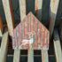 Painted Wooden House - Small Log Cabin