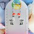 Handmade Autumn Geese With Wellies And Bows Dangle Resin Earrings