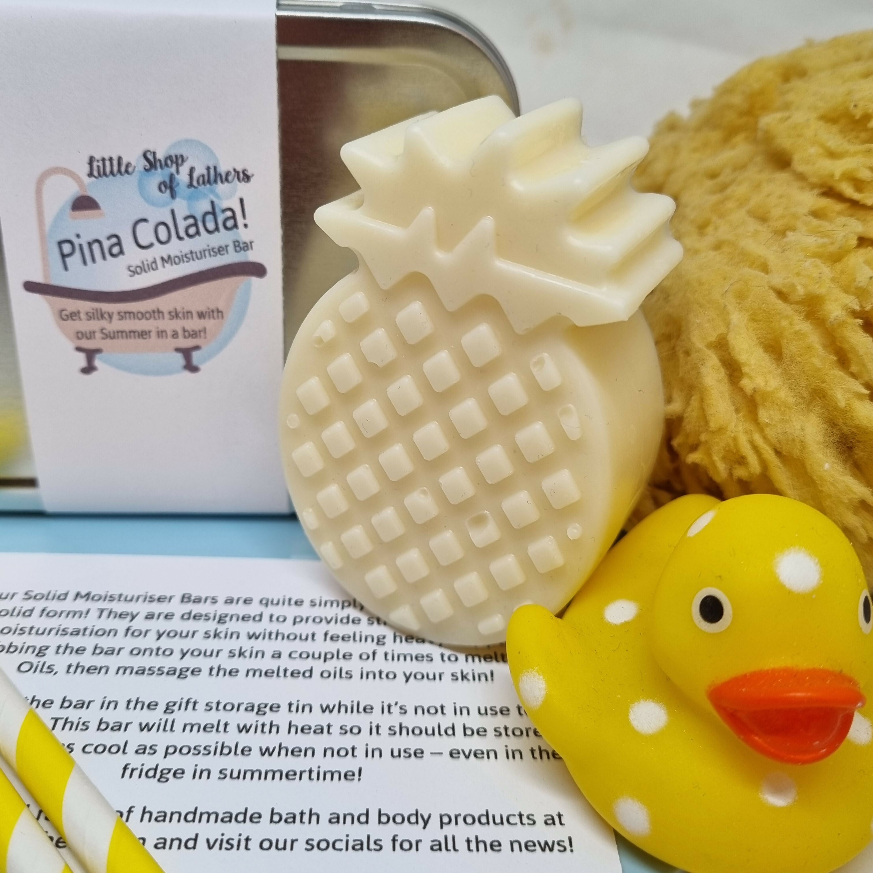 Pina Colada Solid Moisturiser Bar
