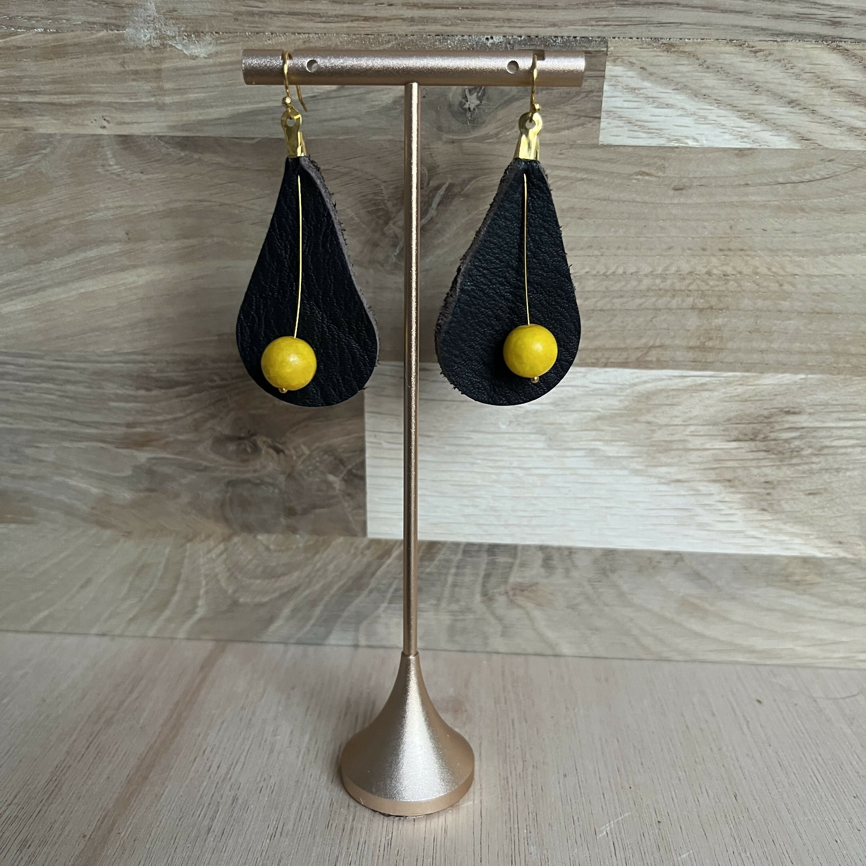 Forest Whisper Leather Earrings – Honey Forest