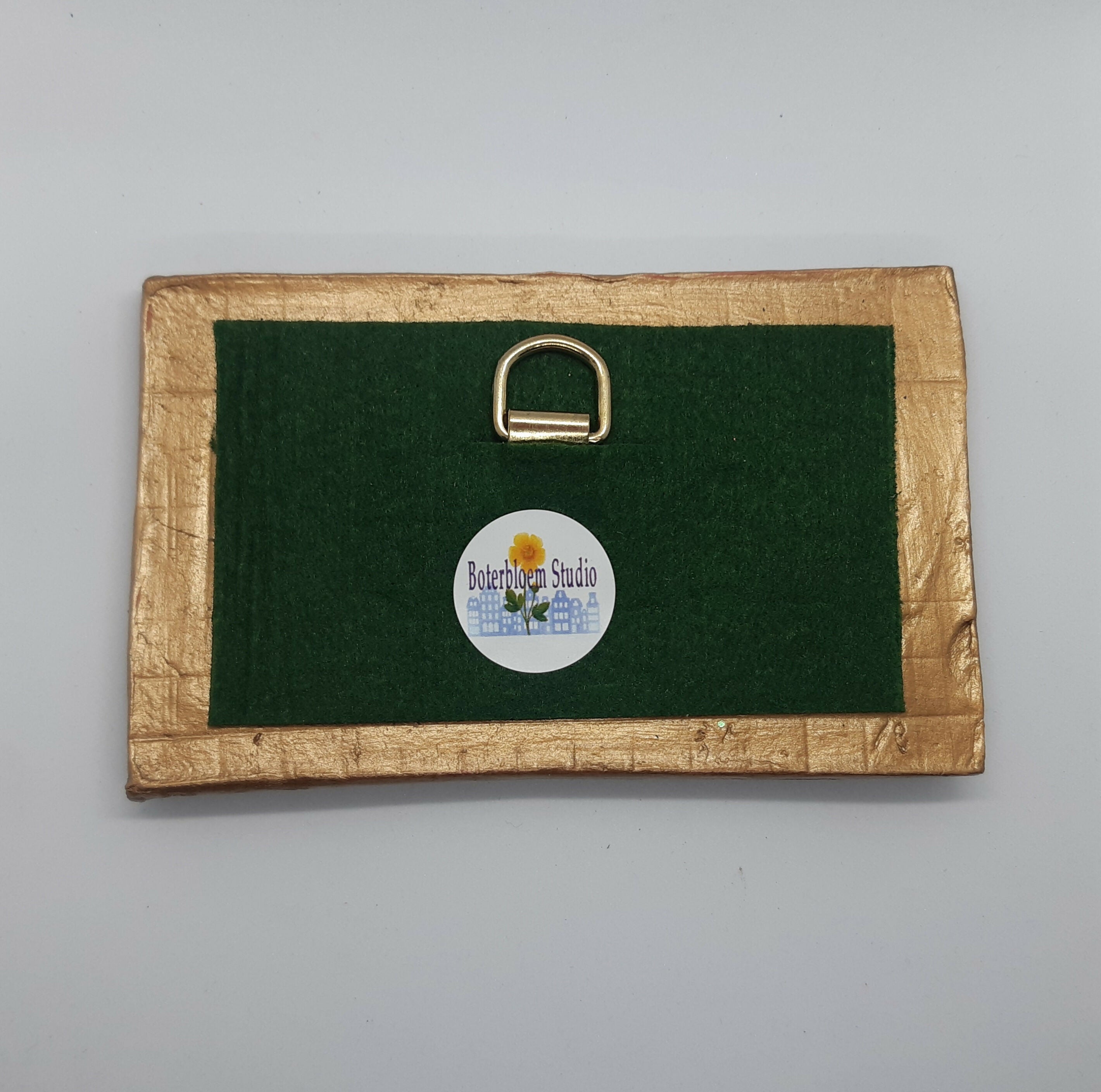 Clay Toadstool and Hedgehog Painted Tile