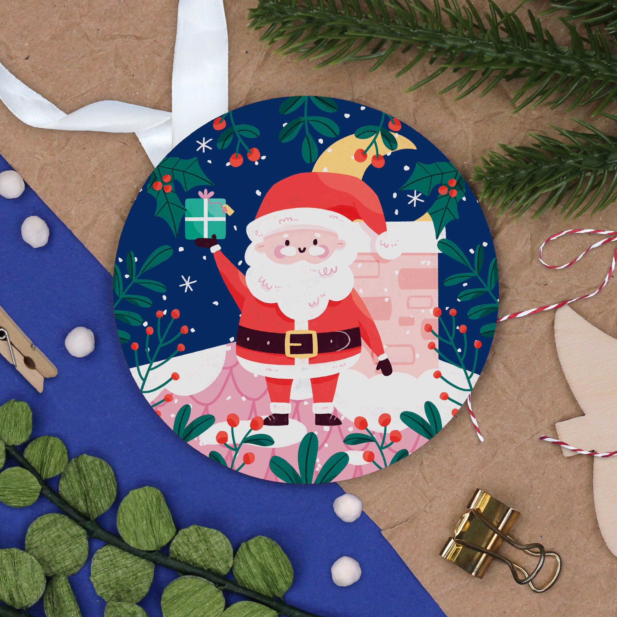 Santa Coaster