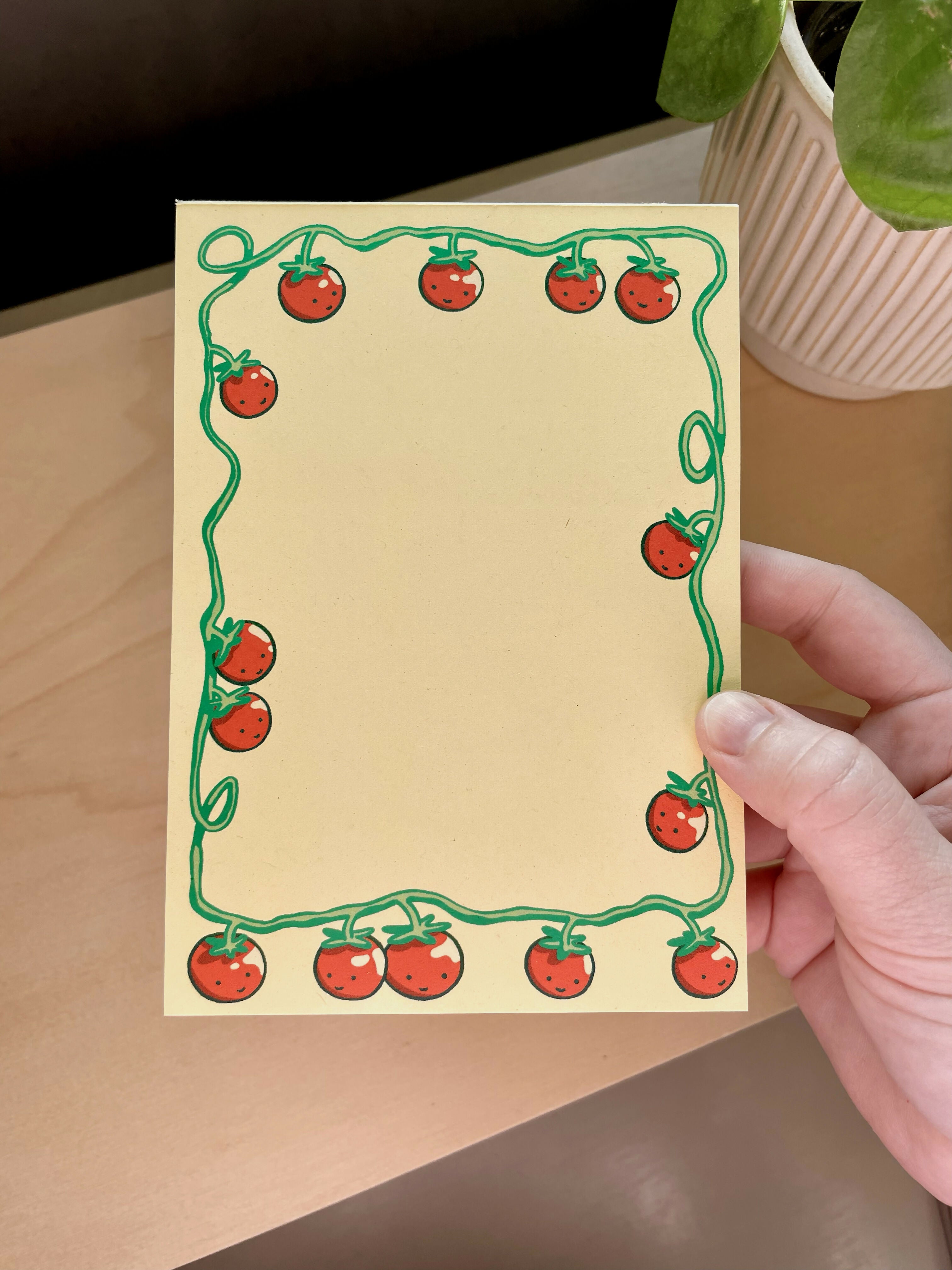 Toms on the Vine Notepad