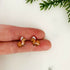 Capybara In Santa Hat Stud Earrings