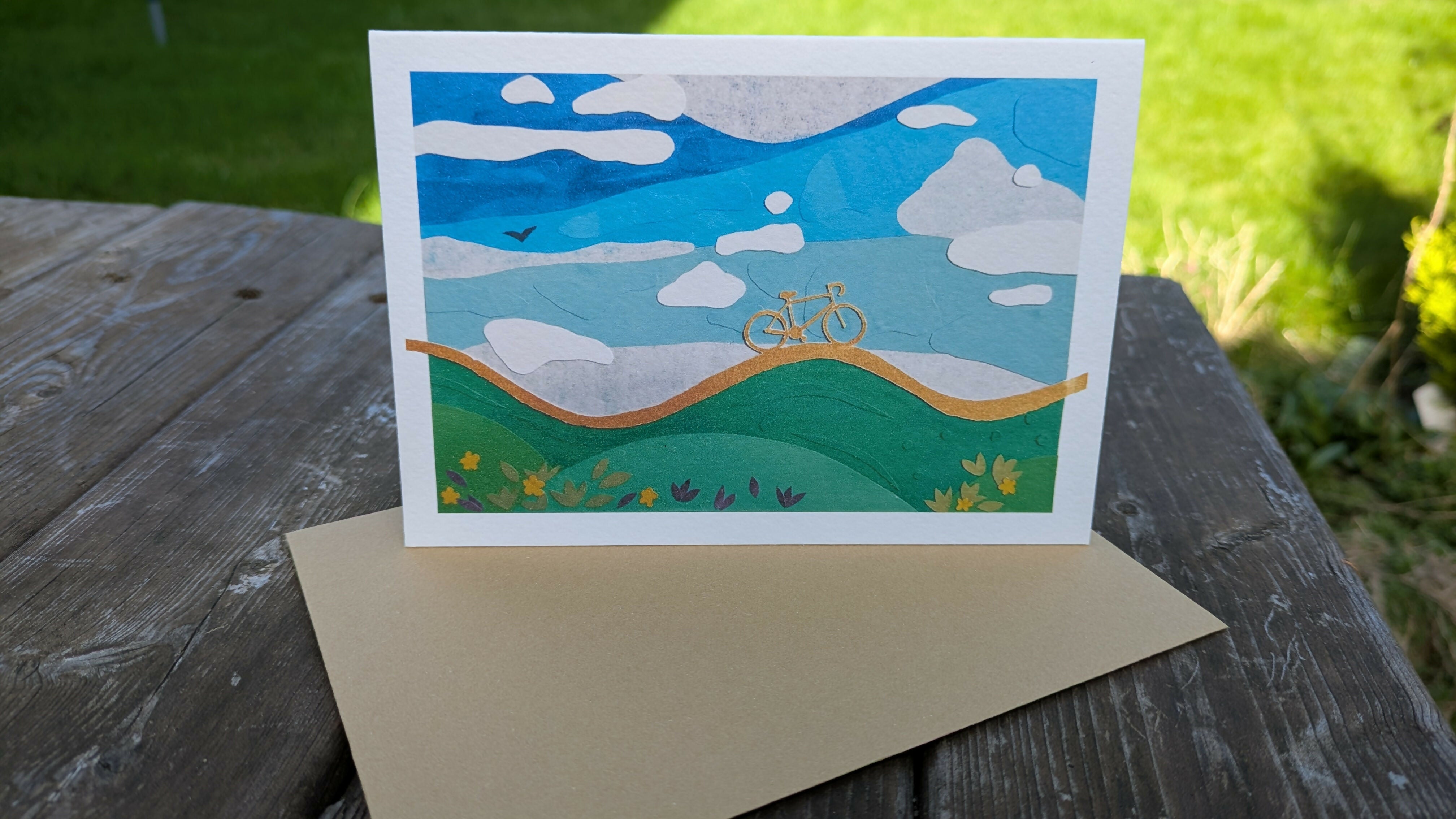 Bicycle Adventure Greeting Card