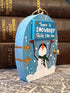 Handmade Wooden Snowman Door Ornament – "There Is Snowbody Quite Like You" Cute Hanging Christmas Tree Decoration & Festive Gift