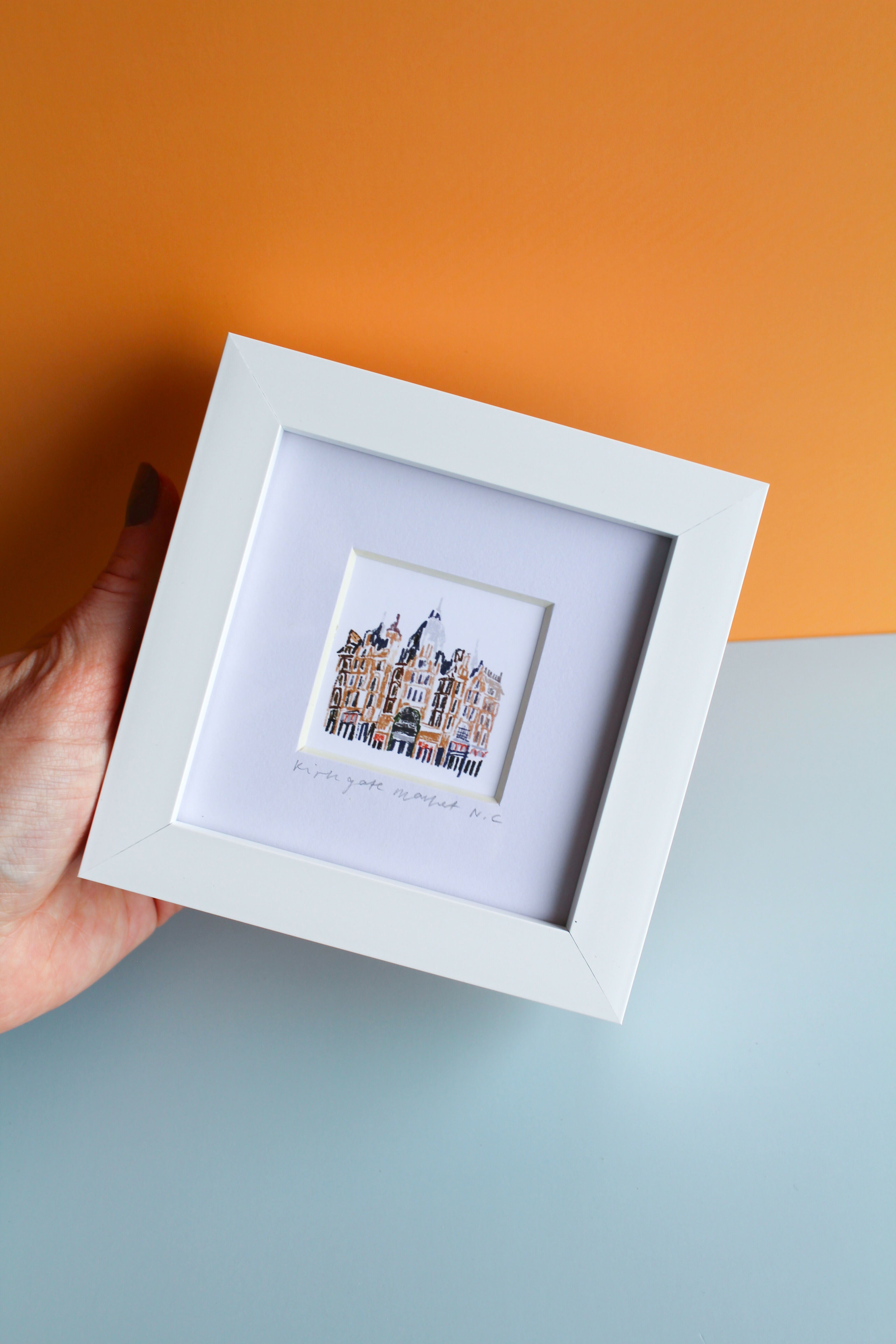 Kirkgate Market Mini Print