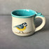 Stoneware Handpainted Animal Mug - Blue