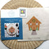DIY embroidery kit for beginners - Gingerbread house