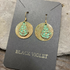 Brass Ancient Eye Earrings