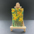Abstract Daffodils Mini Oil Painting Canvas Fridge Magnet