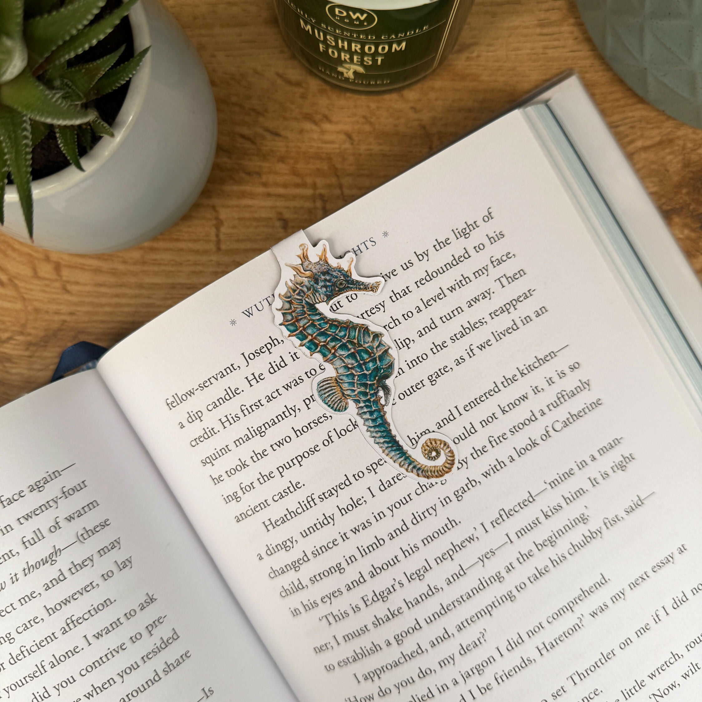 Seahorse - Matt Magnetic Bookmark