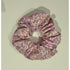 Pink Antique Floral Hair Scrunchie
