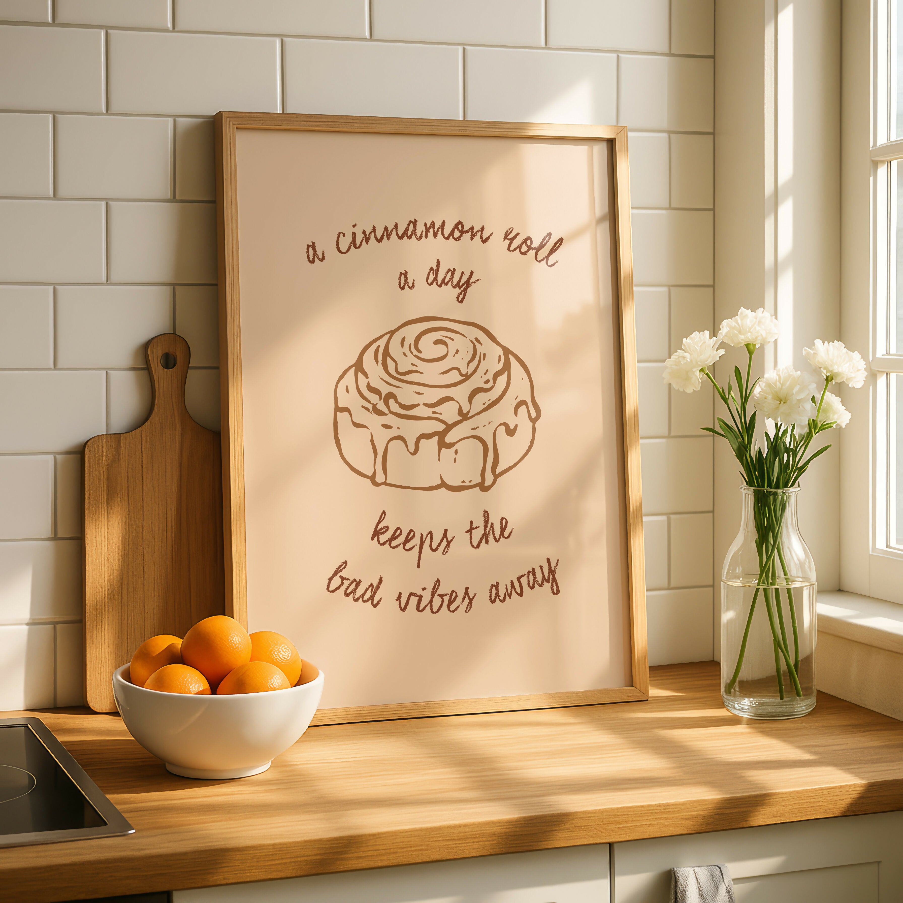 Cinnamon Roll Kitchen Wall Print