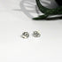 White and Black Geometric Studs - Handmade Polymer Clay - Polly Plant