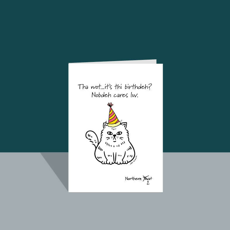 Northern Cat Birthday Cards