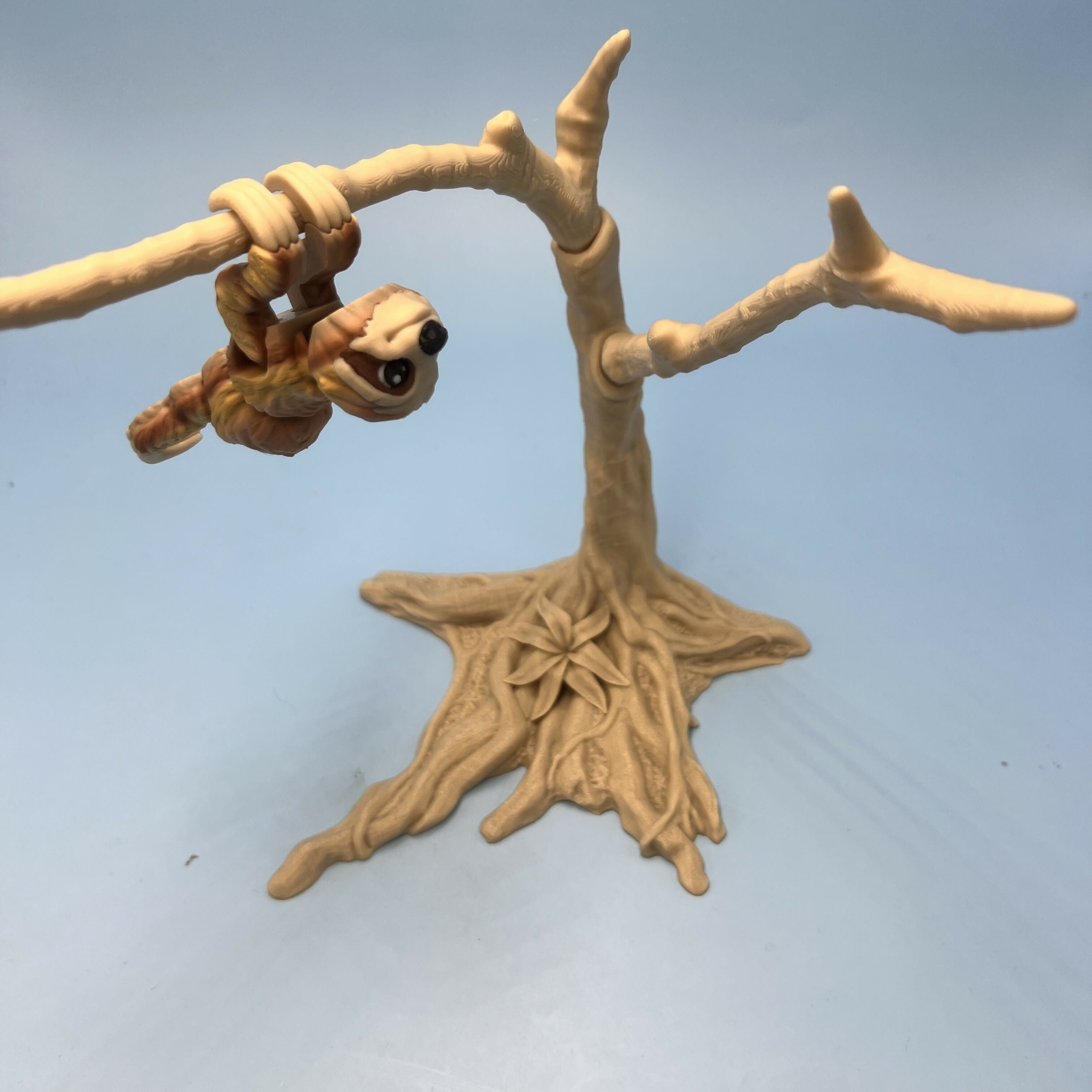 3D Printed SMALL: Articulated Sensory Fidget Animal friends Sloth 8cm
