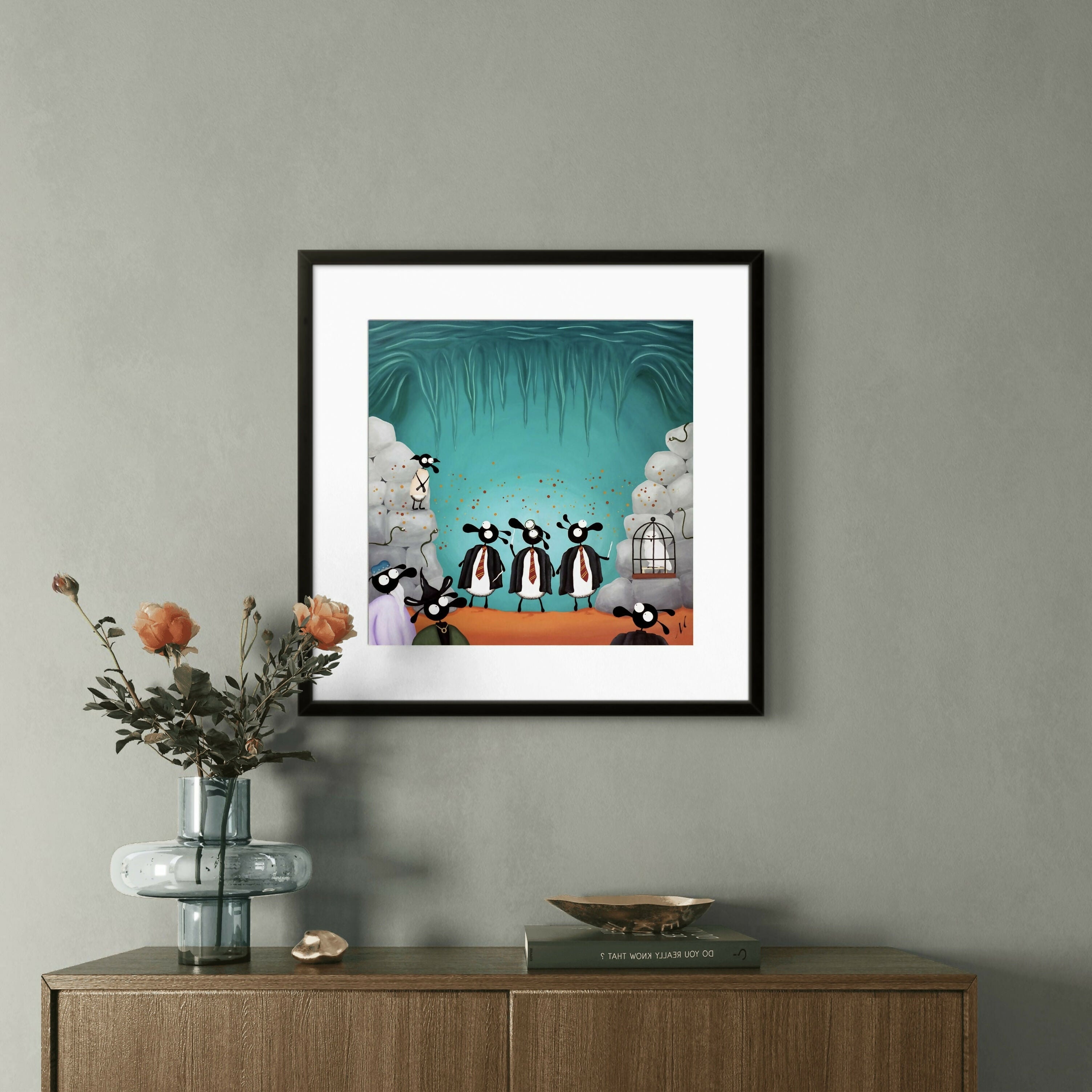 Chamber Of Sheeplets - 20” Framed Limited Edition Print