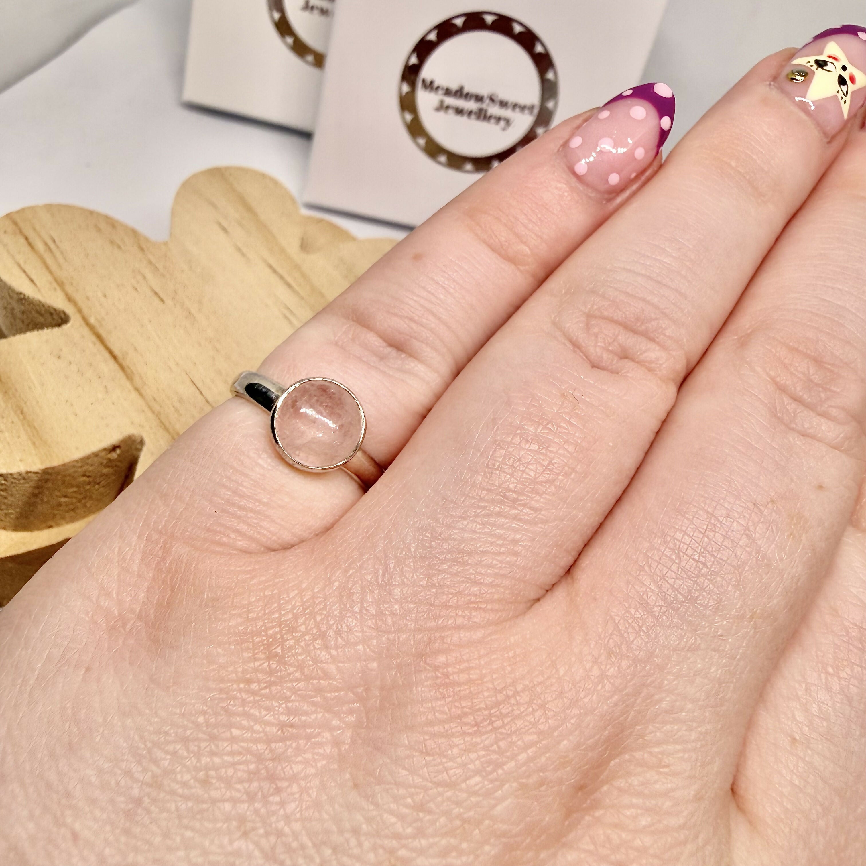 MORGANITE RING SIZE L 1/2